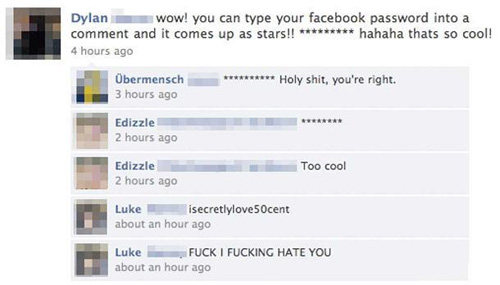 Password Facebook Prank