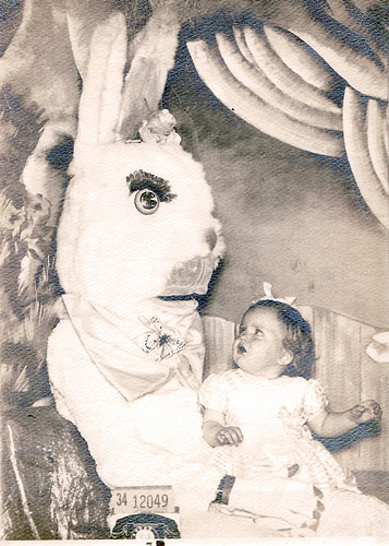 scary bunny & mom